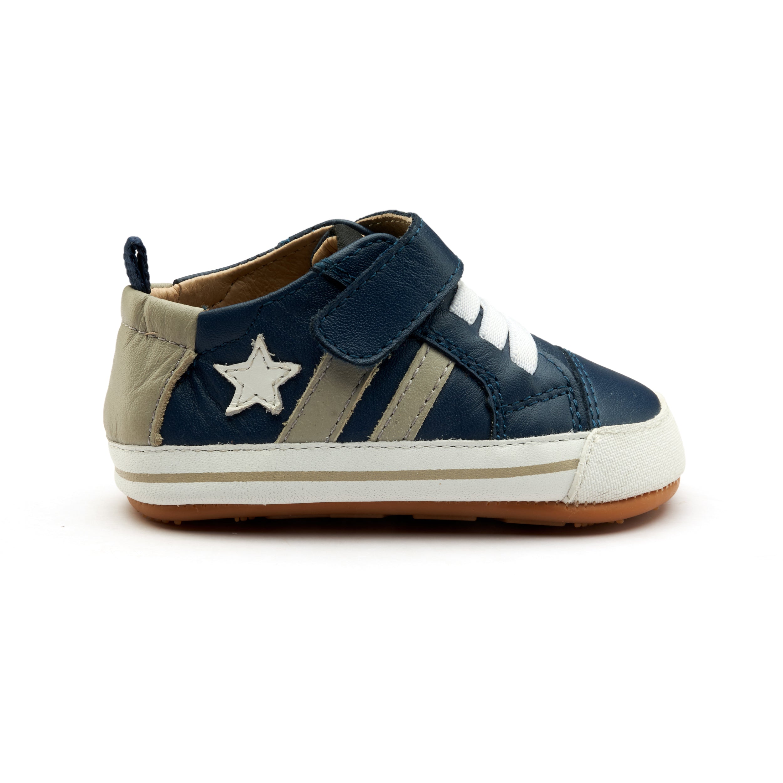 Deportiva respetuosa Wos Baby Denim/Gris/Snow - Ohana Barefoot