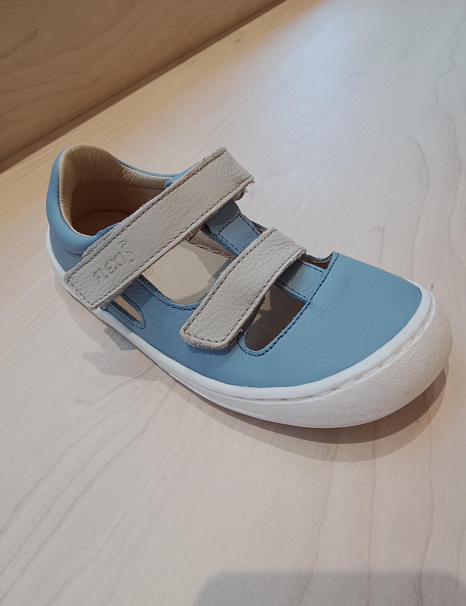 Sandalia respetuosa 9035 Azulina/Ivory - Ohana Barefoot