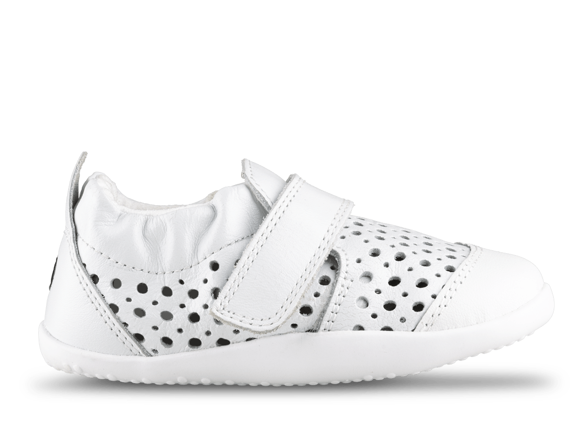 Zapatilla respetuosa primeros pasos Go Punch Blanco - Ohana Barefoot
