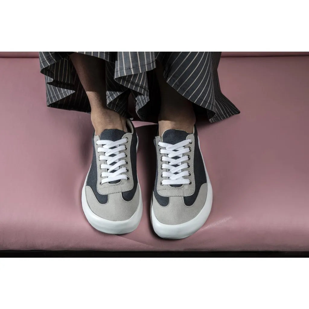 Zapatilla barefoot Felix Dark Grey/White (2 hormas) - Ohana Barefoot