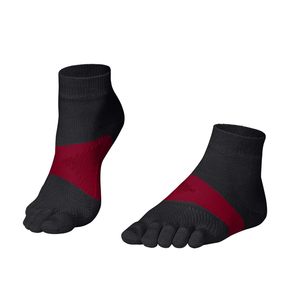 Calcetines de dedos Marathon TS Gris/Rojo - Ohana Barefoot