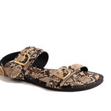 Sandalia barefoot 1567 Habibi beige 2 hebillas - Ohana Barefoot