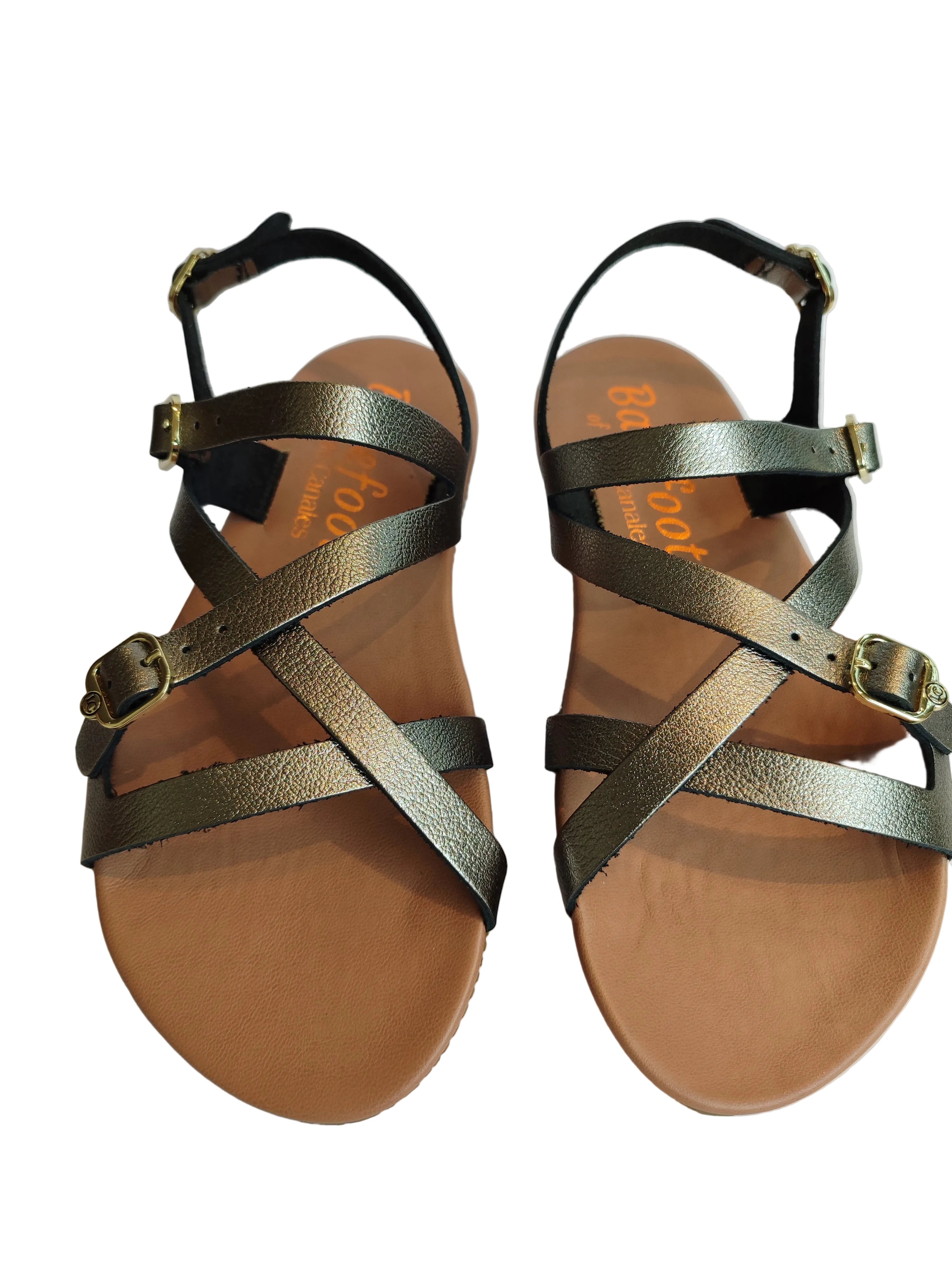 Sandalia barefoot Caprone Plomo - Ohana Barefoot