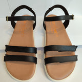 Sandalia transicion Cumano Negro - Ohana Barefoot