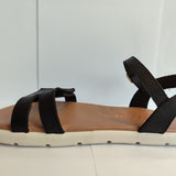Sandalia transicion Cumano Negro - Ohana Barefoot