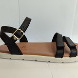 Sandalia transicion Cumano Negro - Ohana Barefoot