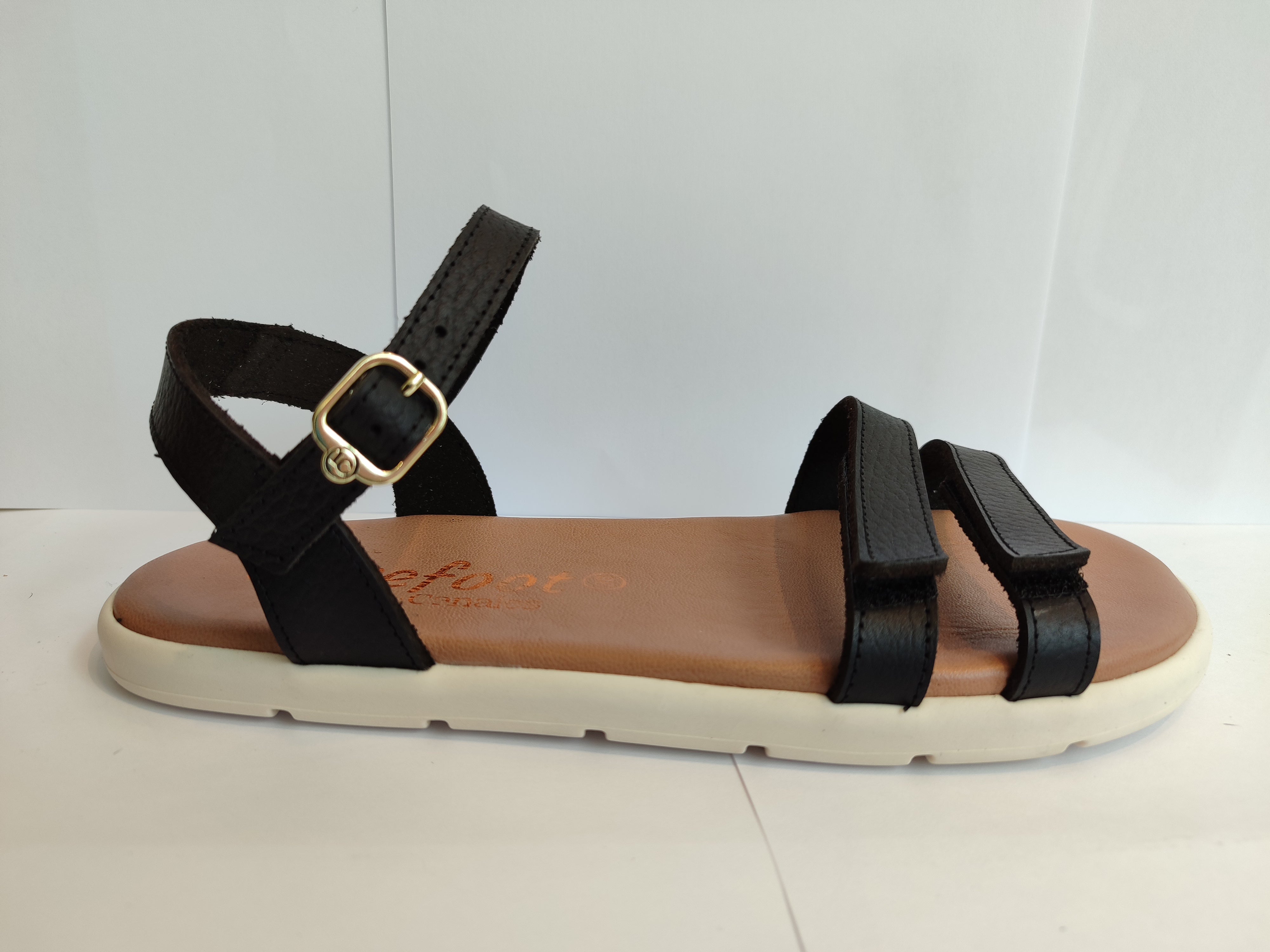 Sandalia transicion Cumano Negro - Ohana Barefoot