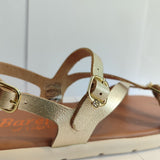 Sandalias de transicion Caprone Champagne - Ohana Barefoot