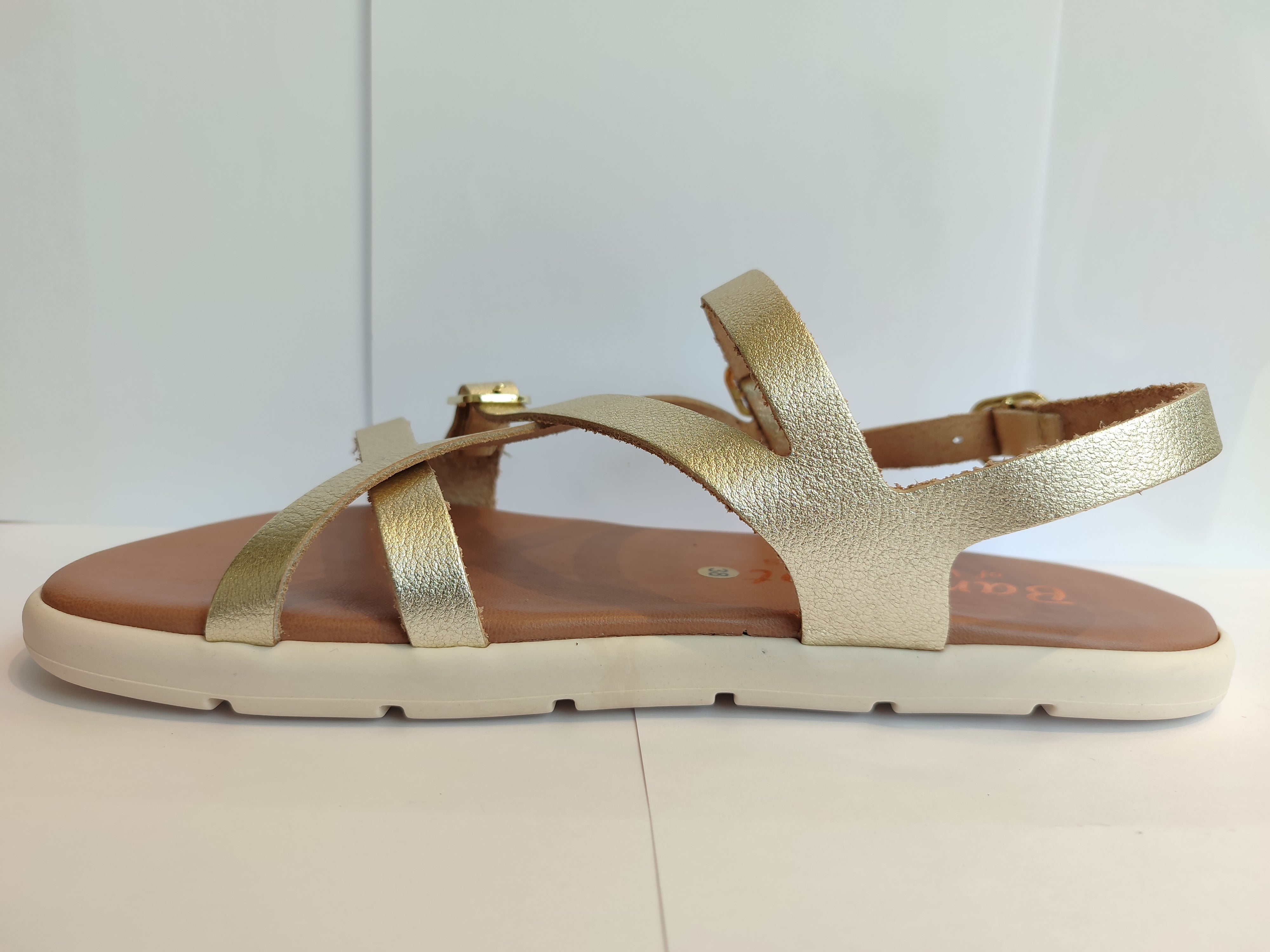 Sandalias de transicion Caprone Champagne - Ohana Barefoot