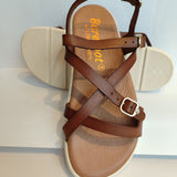 Sandalia de transicion Vaquetilla Nuez - Ohana Barefoot
