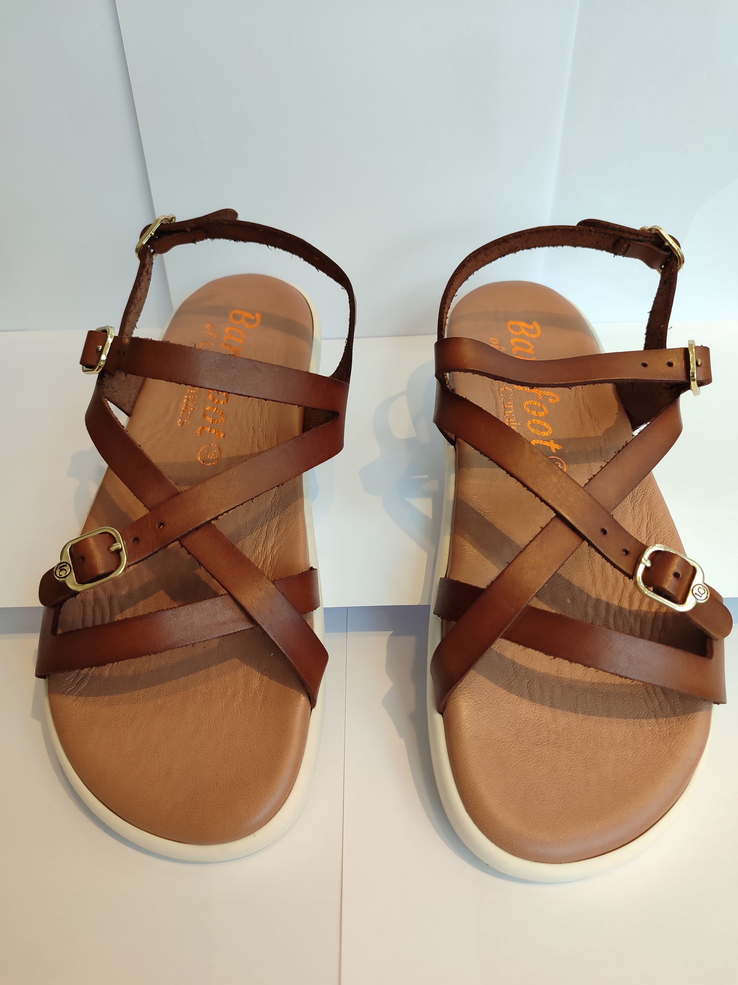 Sandalia de transicion Vaquetilla Nuez - Ohana Barefoot