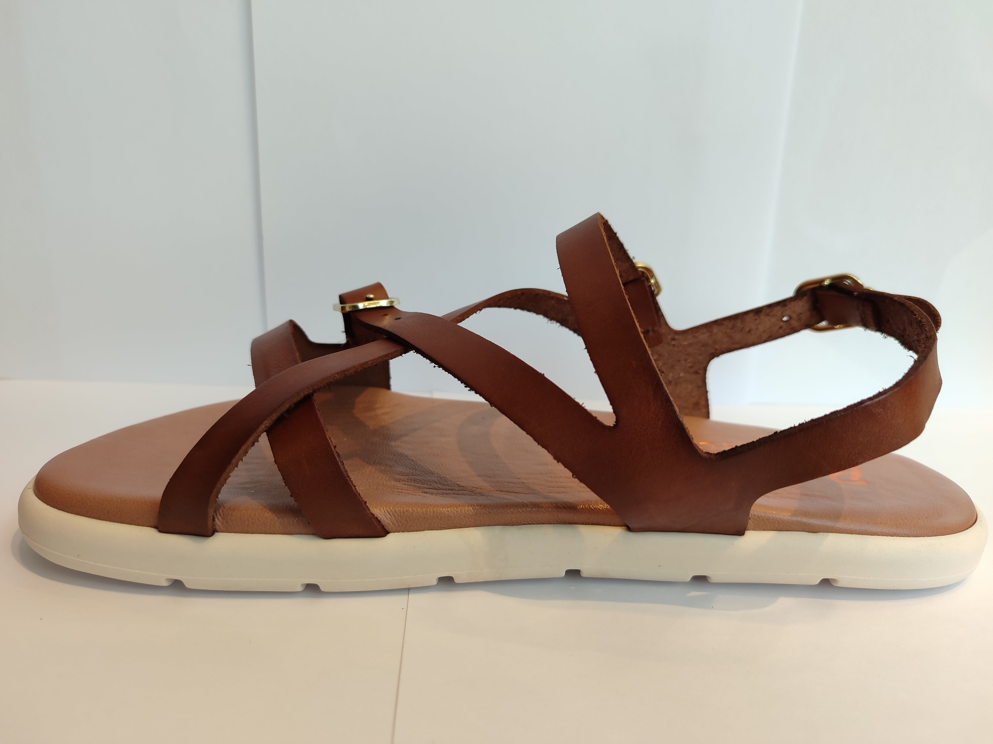 Sandalia de transicion Vaquetilla Nuez - Ohana Barefoot