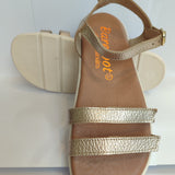 Sandalia de transicion Cumano Cava 2 velcros - Ohana Barefoot