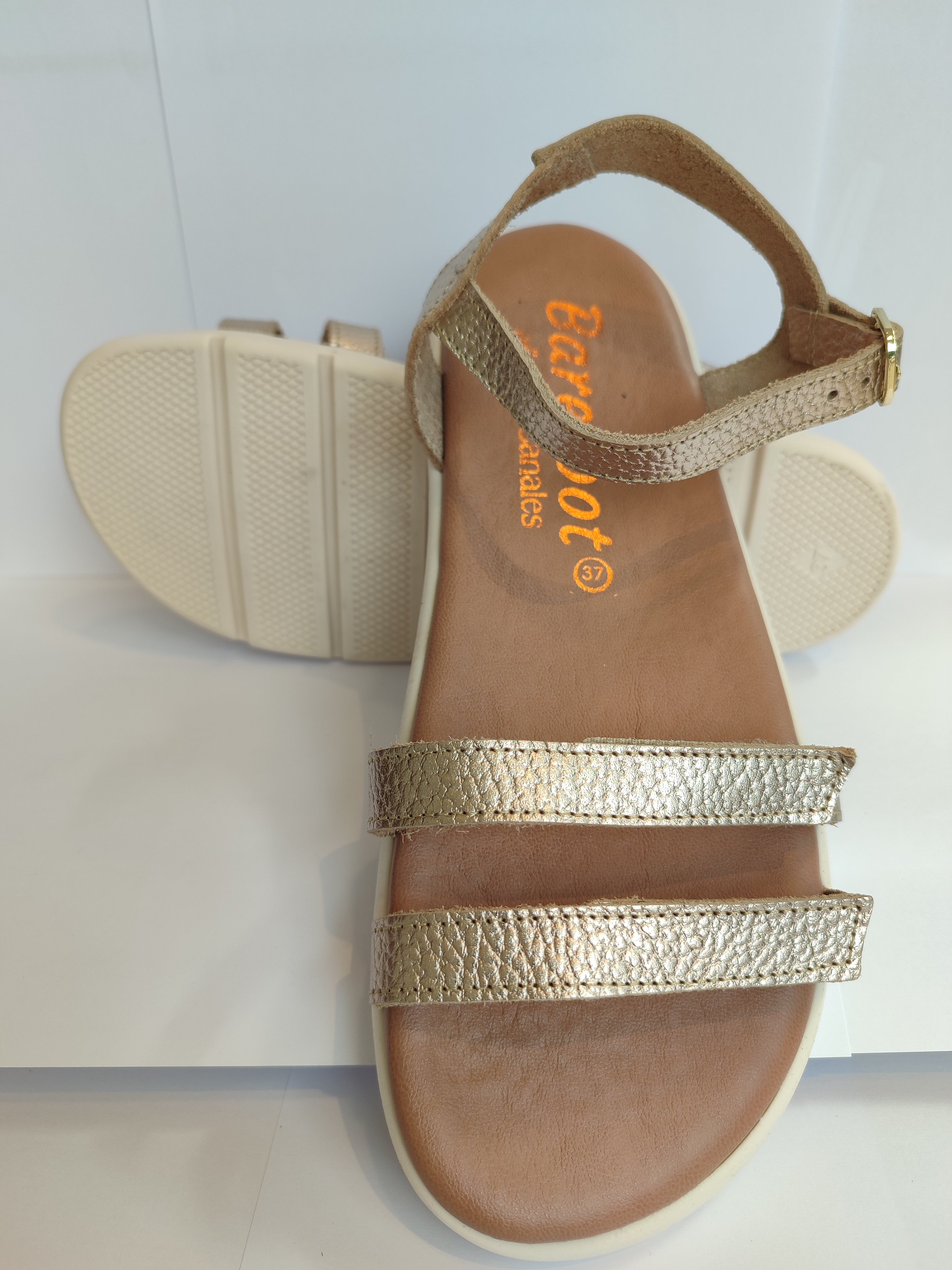 Sandalia de transicion Cumano Cava 2 velcros - Ohana Barefoot