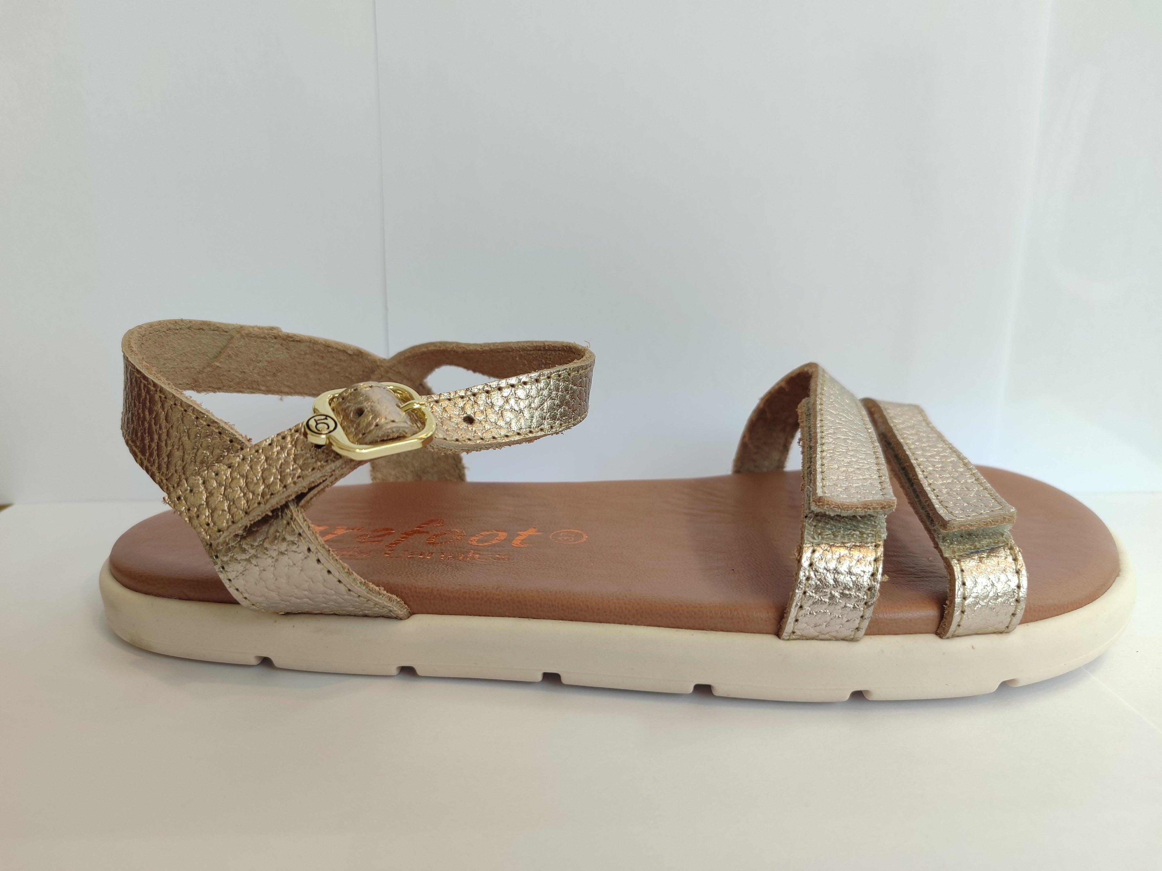 Sandalia de transicion Cumano Cava 2 velcros - Ohana Barefoot
