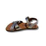 Sandalia barefoot Velvet Platino metalizado - Ohana Barefoot
