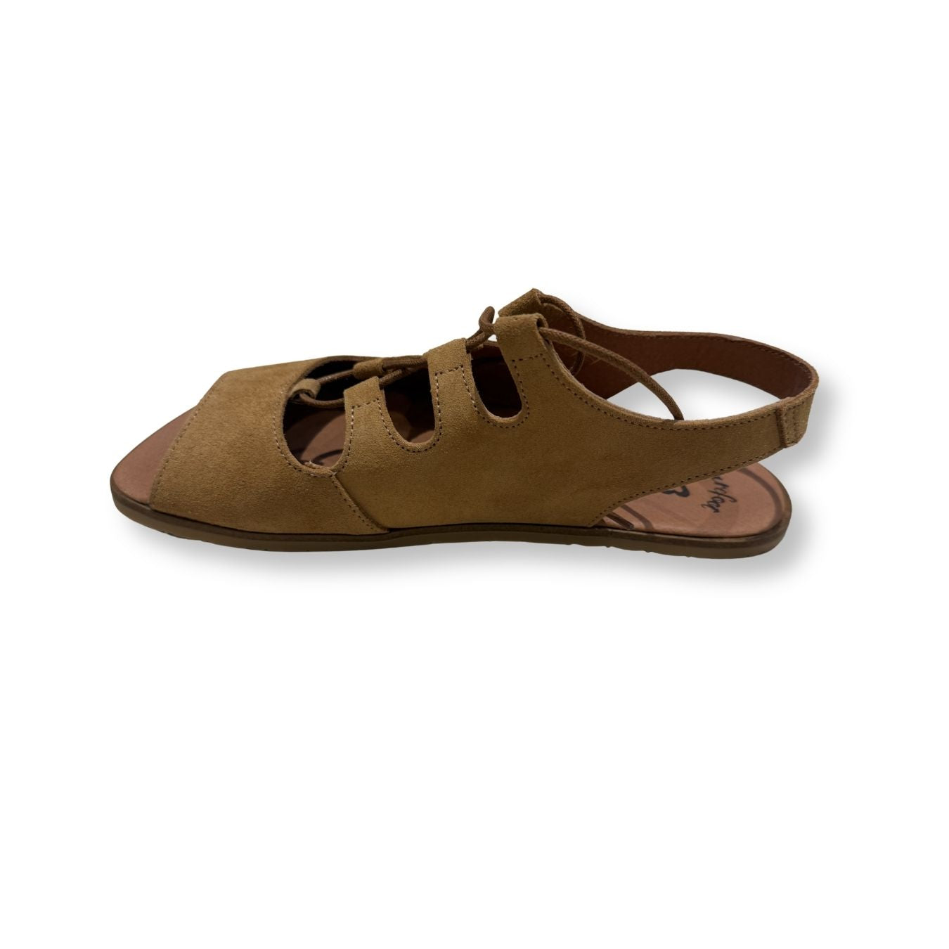 Sandalia barefoot Ebano serraje Whisky - Ohana Barefoot