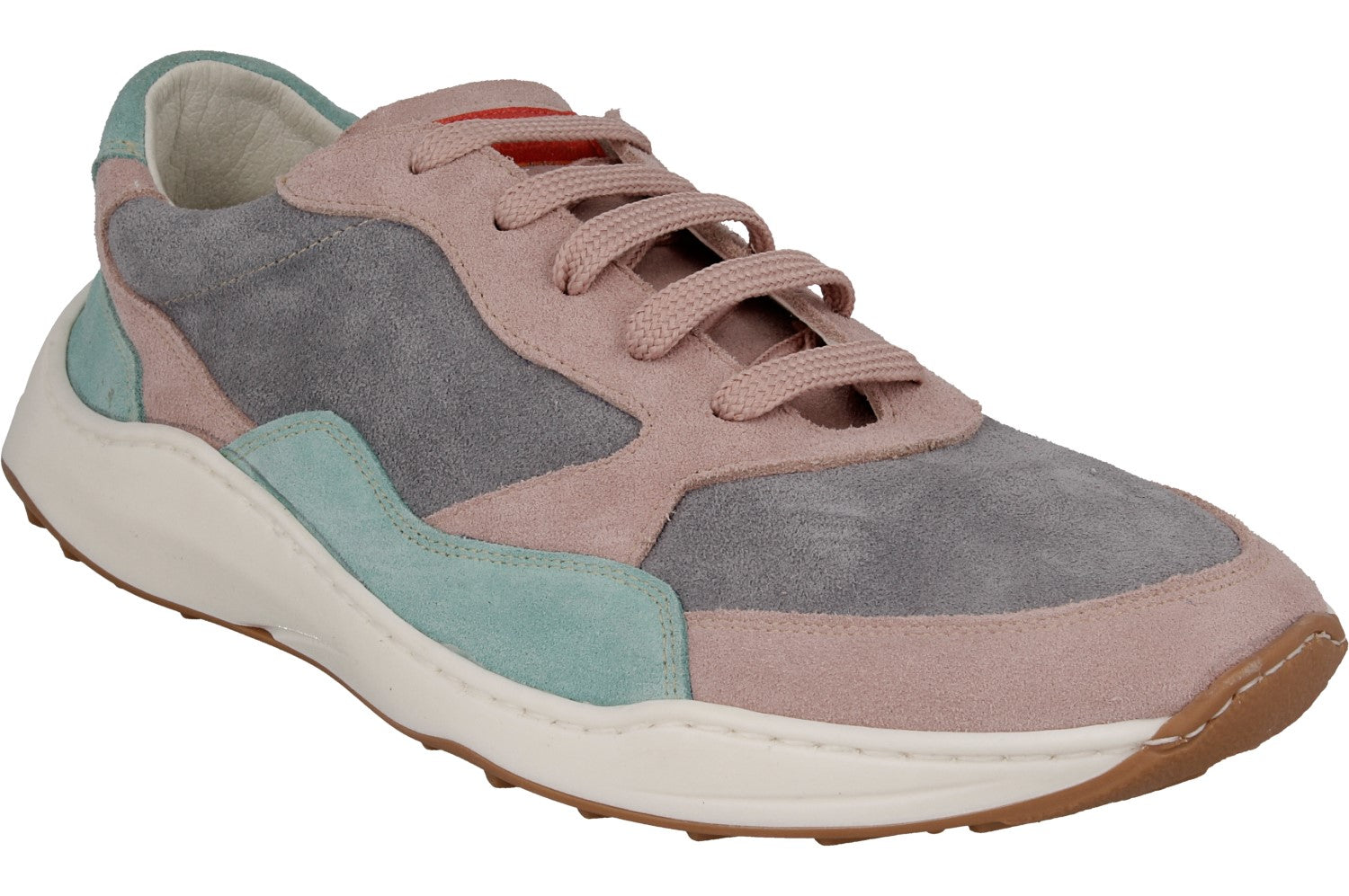 Deportiva respetuosa ADN serraje babi/niquel/aguamarina - Ohana Barefoot