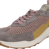 Deportiva respetuosa ADN serraje/gris/nude/mostaza - Ohana Barefoot