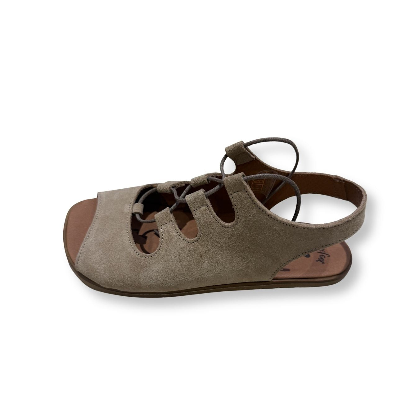 Sandalia barefoot Ebano serraje Camello - Ohana Barefoot