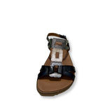 Sandalia barefoot Musa metalizado Negro Multi - Ohana Barefoot