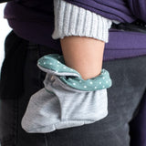 Patucos respetuosos para porteo en color Gris