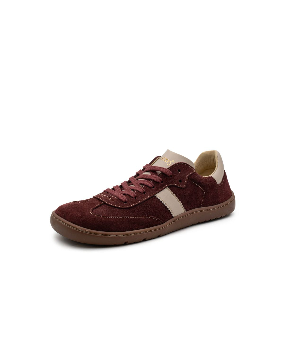 Zapatilla barefoot serraje 8998-S Burdeos/ Piedra - Ohana Barefoot