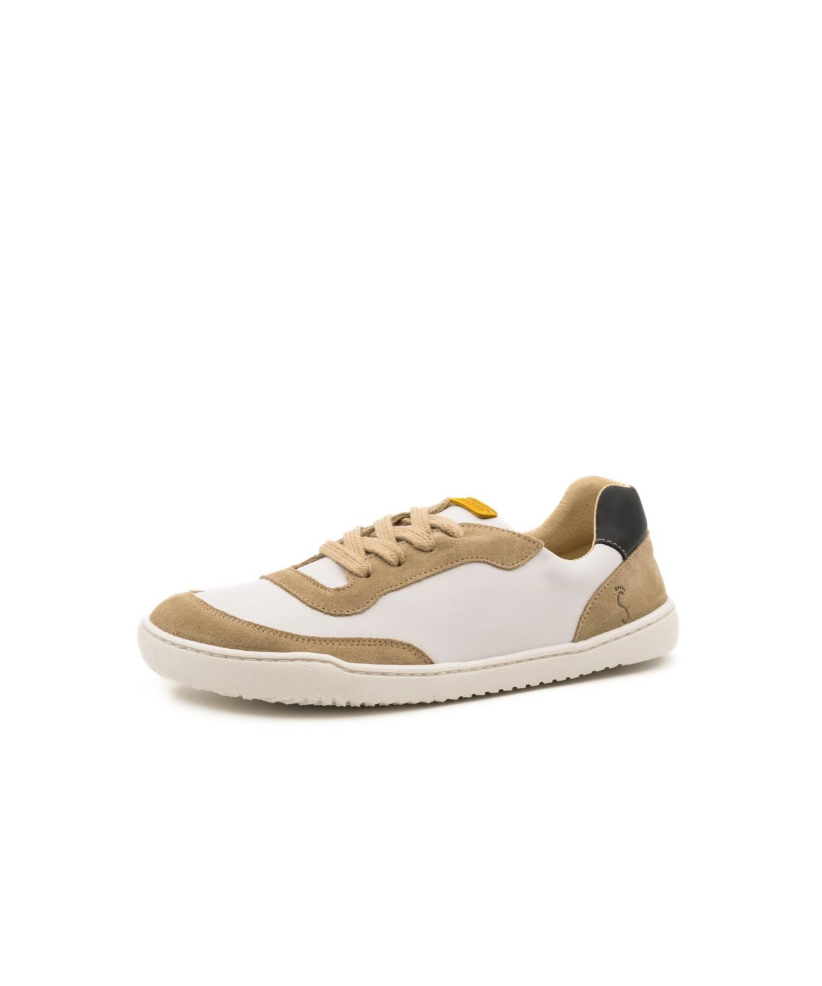 Zapatilla barefoot XL horma ancha color Blanco/Arena - Ohana Barefoot