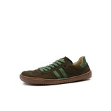 Zapatilla barefoot XL horma ancha en serraje color Caqui - Ohana Barefoot