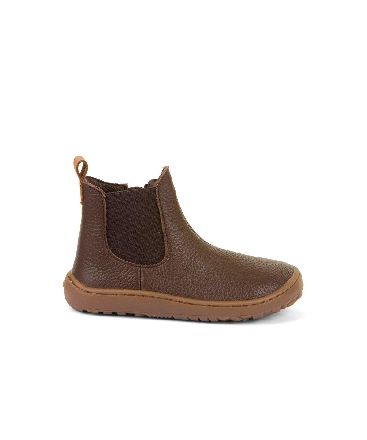 Botin barefoot Chelys Brown de piel hidrofugada - Ohana Barefoot