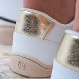 Zapatillas Barefoot Cellestia White & Gold