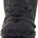 Bota barefoot con borreguito y membrana impermeable en color Negro