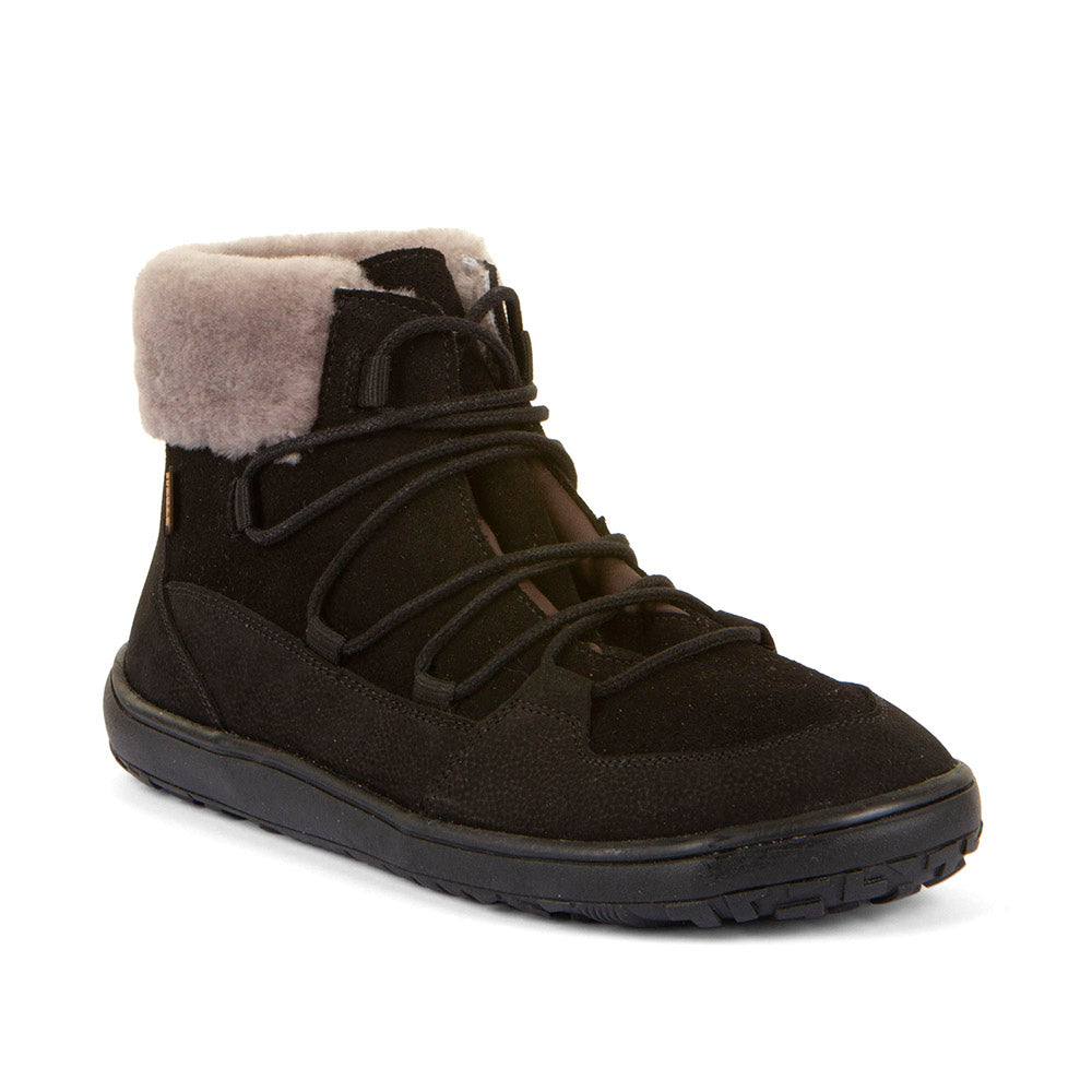 Bota Barefoot Furry Up W Black con membrana TEX - Ohana Barefoot