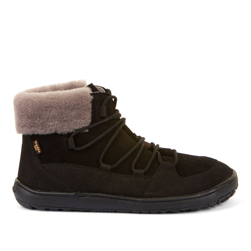 Bota Barefoot Furry Up W Black con membrana TEX - Ohana Barefoot