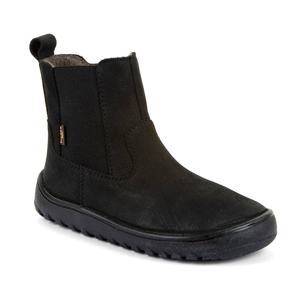 Botin barefoot Up Chelys Wool Black con membrana TEX - Ohana Barefoot