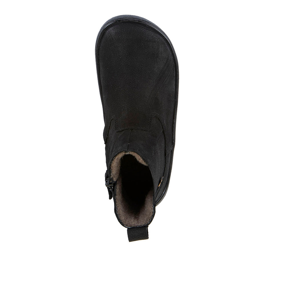 Botin barefoot Up Chelys Wool Black con membrana TEX - Ohana Barefoot