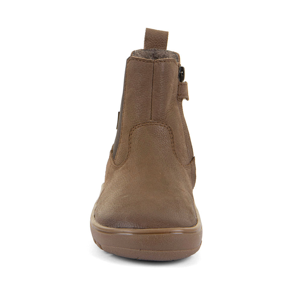 Botin barefoot Up Chelys Wool Brown con membrana TEX - Ohana Barefoot