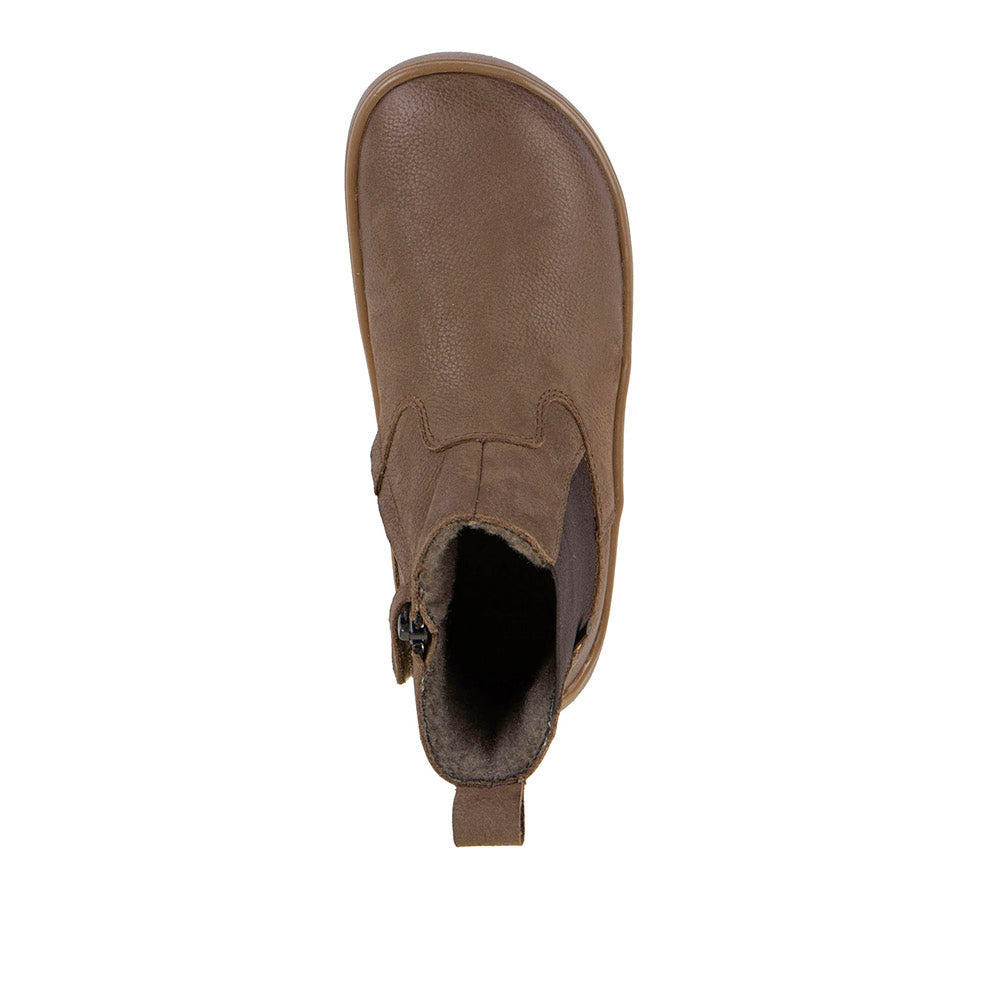 Botin barefoot Up Chelys Wool Brown con membrana TEX - Ohana Barefoot