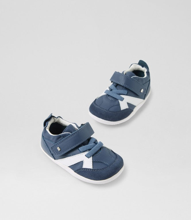 Zapatilla respetuosa primeros pasos Chase Vintage indigo - Ohana Barefoot