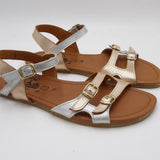 Sandalia barefoot Baix Metalizado - Ohana Barefoot