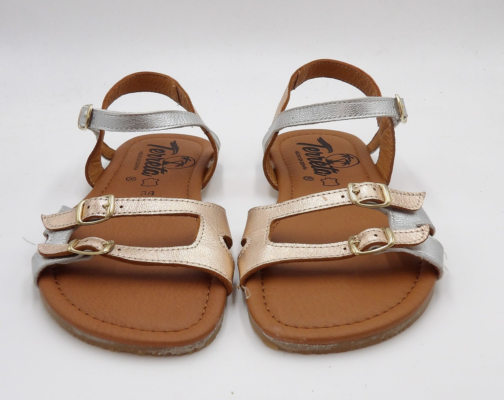 Sandalia barefoot Baix Metalizado - Ohana Barefoot