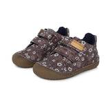 Zapatilla respetuosa repelente al agua Marron con Flores