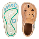 Sandalia respetuoso en piel modelo Coco Camel