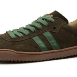 Zapatilla barefoot XL horma ancha en serraje color Caqui