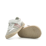 Zapatilla respetuosa primeros pasos Modern Blanco/ Losfo Rosa claro