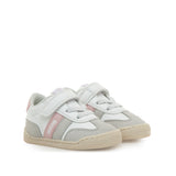 Zapatilla respetuosa primeros pasos Modern Blanco/ Losfo Rosa claro