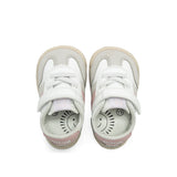 Zapatilla respetuosa primeros pasos Modern Blanco/ Losfo Rosa claro