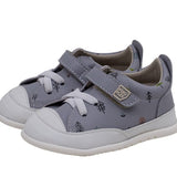 Zapatilla respetuosa en microfibra Arboles Gris Perla