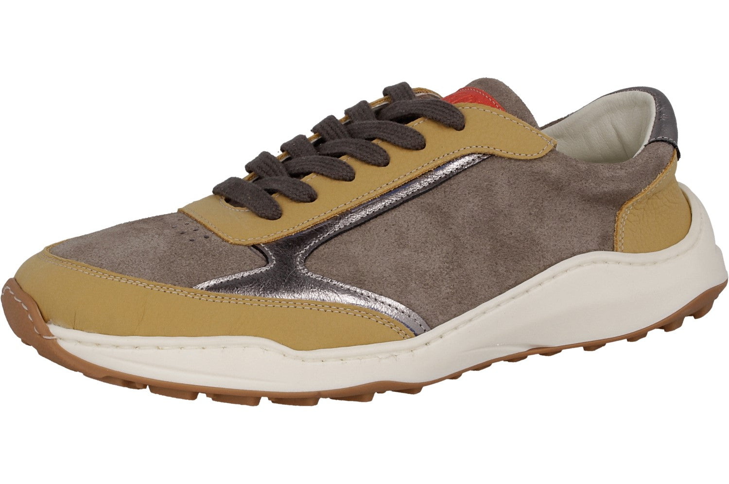 Deportiva barefoot ADN Mostaza/Gris - Ohana Barefoot