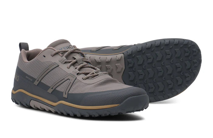 Zapatilla barefoot Scrambler Trail Low Waterproof Driftwood / Asphalt - Ohana Barefoot